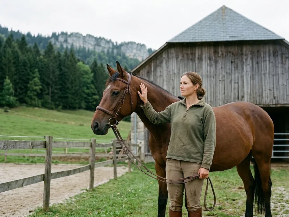 Cours d'équitation à Saint-Jean-de-la-Porte, Savoie